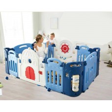 Toytexx 2M x 1.2M x 0.66M Baby Kid Playpen Panel Activity Center Safety Castle Style Fence Playyard